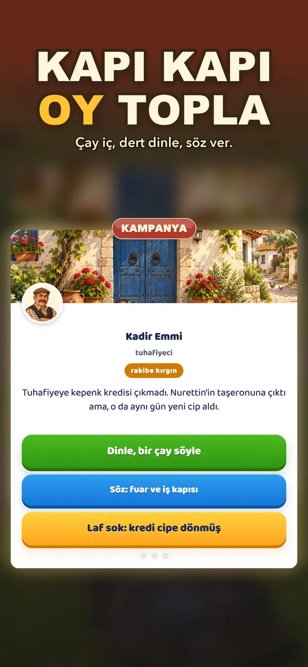 Kapı kapı oy topla