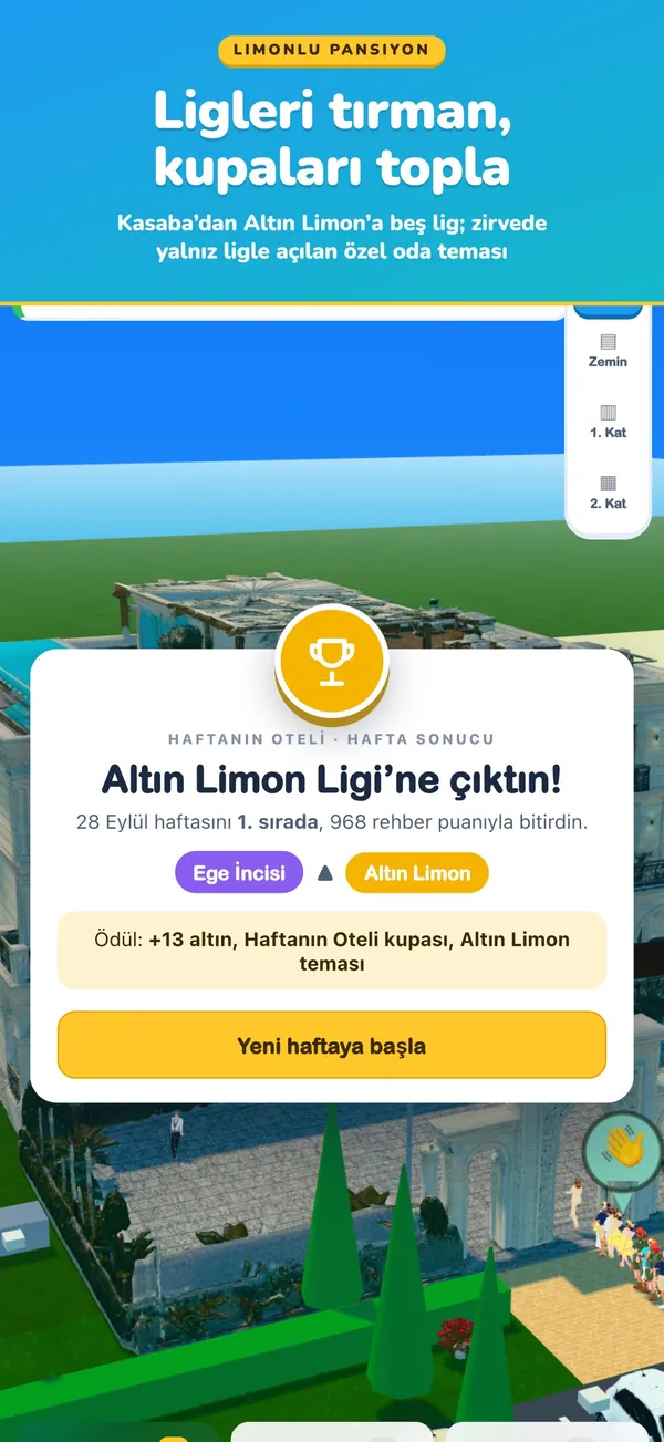 Ligleri tırman, kupaları topla